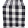 thumbnail image 1 of Buffalo Check Collection, Classic Farmhouse Table Runner, 13x108", Red & Black, 1 of 6