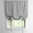 thumbnail image 1 of Buffalo Check Gingham Decorative Tie-Up Window Shade 42" x 63", 1 of 1