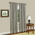thumbnail image 1 of Buffalo Check Gingham Window Panel Single - 42" x 84" - 6 Colors, 1 of 7