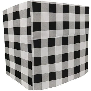 Buffalo Check Plaid Bread Machine Cover by Penny's Needful Things (White)