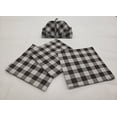 thumbnail image 1 of Buffalo Check Plaid Cloth Napkins by Penny's Needful Things (Set of 4) (Light Gray), 1 of 2