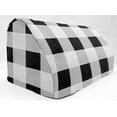 thumbnail image 1 of Buffalo Check Plaid Coffee Maker Cover by Penny's Needful Things (White), 1 of 2
