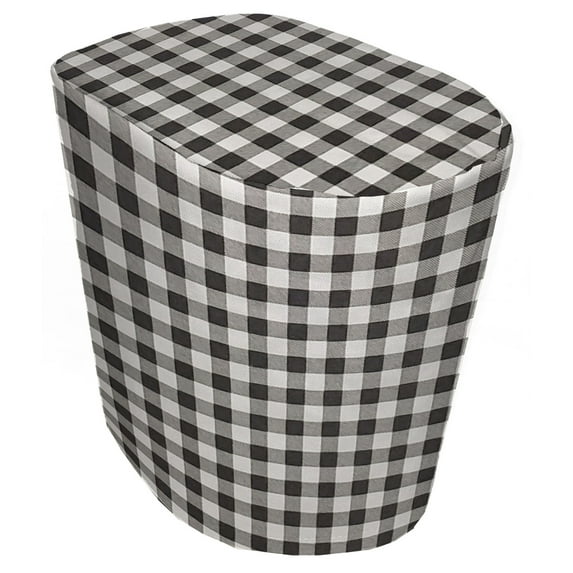 Buffalo Check Plaid Cover Compatible with Keurig Coffee Maker by Penny's Needful Things (Light Gray) (Supreme K910)