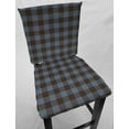 thumbnail image 1 of Buffalo Check Plaid Dining Room Chair Back Covers or Seat Covers by Penny's Needful Things (Chair Back Cover Only) (16 W x 17 H CHAIR BACK) (Blue), 1 of 3