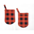 thumbnail image 1 of Buffalo Check Plaid Oven Mitts (Set Of 2) by Penny's Needful Things (Red), 1 of 2