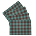 thumbnail image 1 of Buffalo Check Plaid Placemats by Penny's Needful Things (Rectangle - Set of 2) (Green), 1 of 3