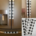 thumbnail image 1 of Buffalo Check Plaid Refrigerator Oven Dishwasher Handle Covers by Penny's Needful Things (15 Inch) (Set of 3) (White), 1 of 2