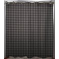 thumbnail image 1 of Buffalo Check Plaid Shower Curtain by Penny's Needful Things (Dark Gray), 1 of 2