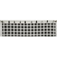 thumbnail image 1 of Buffalo Check Plaid Tab Top Curtains by Penny's Needful Things (Unlined) (45 Inch Long Two Curtain Panels) (White), 1 of 2