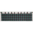 thumbnail image 1 of Buffalo Check Plaid Tab Top Curtains by Penny's Needful Things (Unlined) (84 Inch Long Two Curtain Panels) (Green), 1 of 2