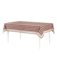 thumbnail image 1 of Buffalo Check Plaid Tablecloth - Burgundy - 60-in x 84-in, 1 of 4