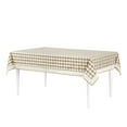 thumbnail image 1 of Buffalo Check Plaid Tablecloth - Taupe - 60 in x 120 in, 1 of 4