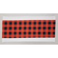 thumbnail image 1 of Buffalo Check Plaid Terrycloth Bathmat by Penny's Needful Things (Terrycloth Color: White) (Red), 1 of 2