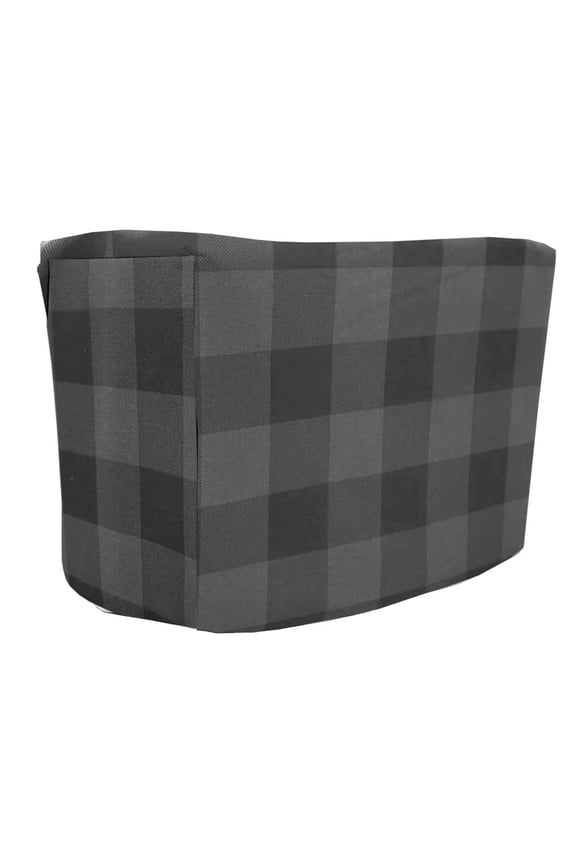 Buffalo Check Plaid Toaster Cover by Penny's Needful Things (2 Slice, Dark Gray)