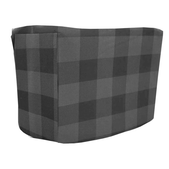 Buffalo Check Plaid Toaster Cover by Penny's Needful Things (4 Slice, Dark Gray)