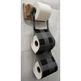 thumbnail image 1 of Buffalo Check Plaid Toilet Paper Holder by Penny's Needful Things (Dark Gray), 1 of 2