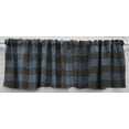 thumbnail image 1 of Buffalo Check Plaid Valances by Penny's Needful Things (Two Valance Panels 15 inches Long UNLINED) (Blue), 1 of 2