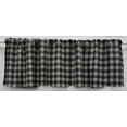 thumbnail image 1 of Buffalo Check Plaid Valances by Penny's Needful Things (Two Valance Panels 18 inches Long LINED) (Light Gray), 1 of 2