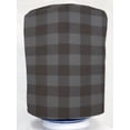 thumbnail image 1 of Buffalo Check Plaid Water Bottle Cover by Penny's Needful Things (5 Gallon Cover)(Down Spout) (Dark Gray), 1 of 2