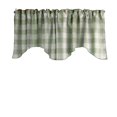 thumbnail image 1 of Buffalo Check Poplin Scalloped Window Valance 58" Wide / 20" Tall, 1 of 1