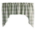 thumbnail image 1 of Buffalo Check Poplin Swag Window Valance 72" Wide / 36" Tall, 1 of 8