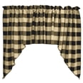 thumbnail image 1 of Buffalo Check Poplin Swag Window Valance 72" Wide / 36" Tall, 1 of 8