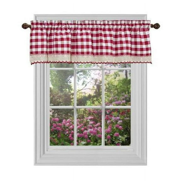 Buffalo Check Valance - 58 in. x 14 in.