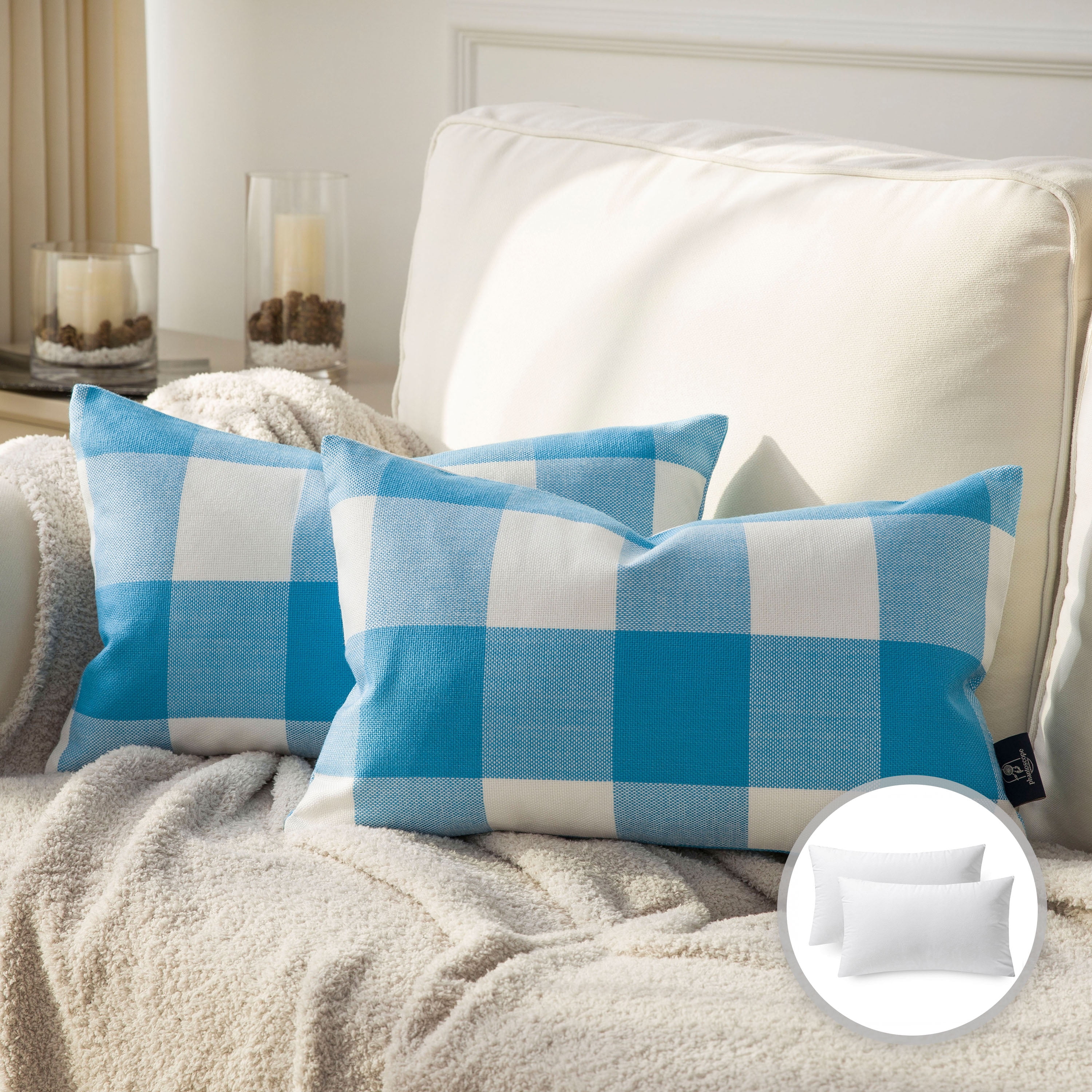 Buffalo Checker Plaids Series Cushion Rectangle Decorative Throw Pillow