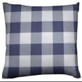 thumbnail image 1 of Buffalo Checkered Decorative Throw Pillow/Sham Cushion Cover Navy and White, 1 of 1