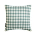thumbnail image 1 of Buffalo Checks Aqua Decorative Throw Pillow Covers 14"x14" | Contemporary Cotton Cushion Cover Chekered | Farmhouse, Nursery Decor Pillowcases for Couch / Sofa & Bed, Modern Design - Checkmate Aqua, 1 of 9
