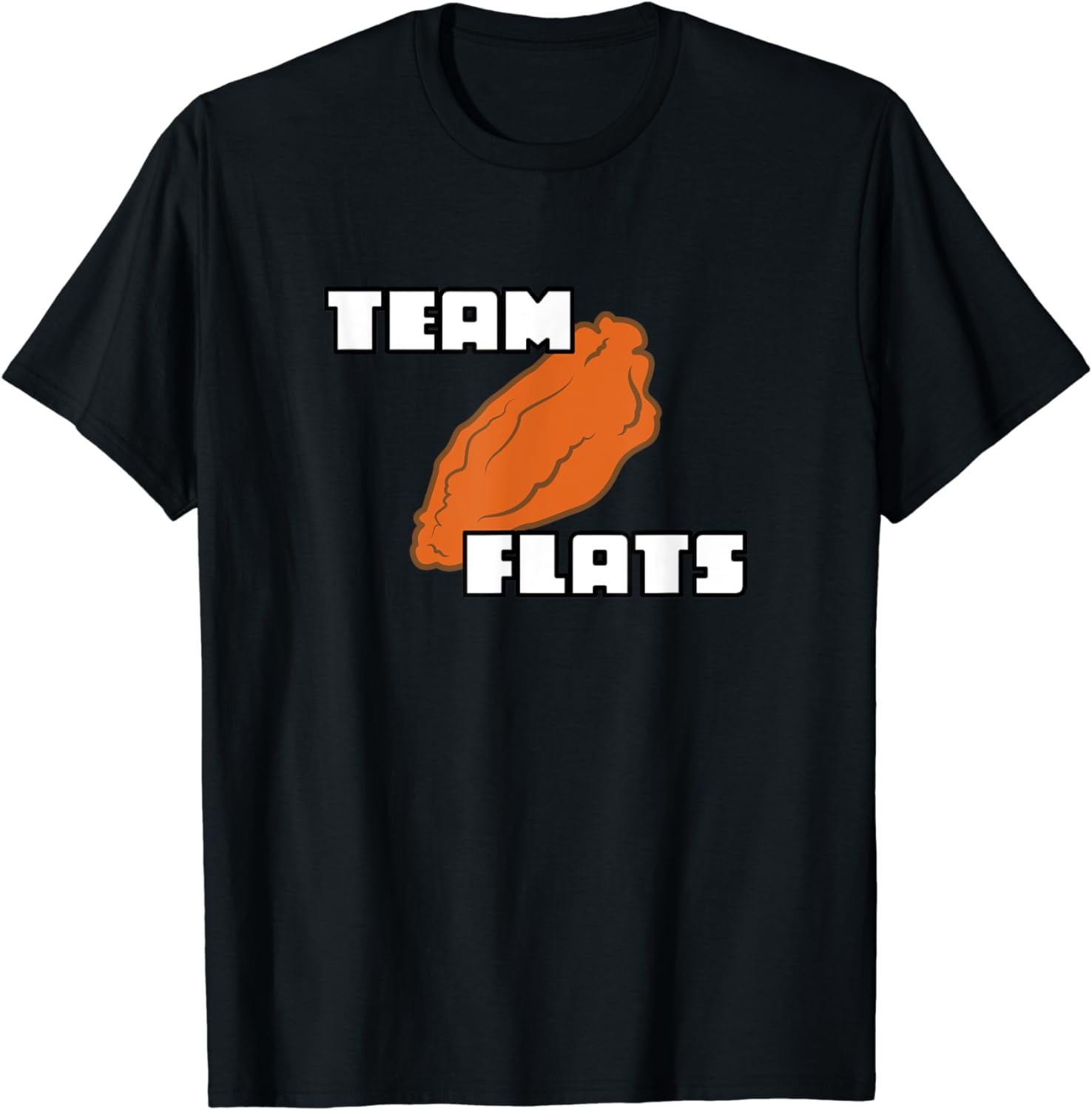 Buffalo Chicken Wing Team Flats and Drums TShirt