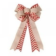 thumbnail image 1 of Buffalo Christmas Bows Holiday Christmas Wreaths Bows Xmas Christmas Tree Topper Bows for Christmas Party Decoration Buffalo Burlap Decorative Bow Gingham Craft Ribbon Bows Christmas Tree Topper, 1 of 10