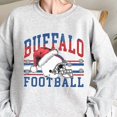 thumbnail image 1 of Buffalo Christmas Sweatshirt, Buffalo Football Shirt, Trendy Football Fan Sweater, Game Day, Gift For Fans, 1 of 2