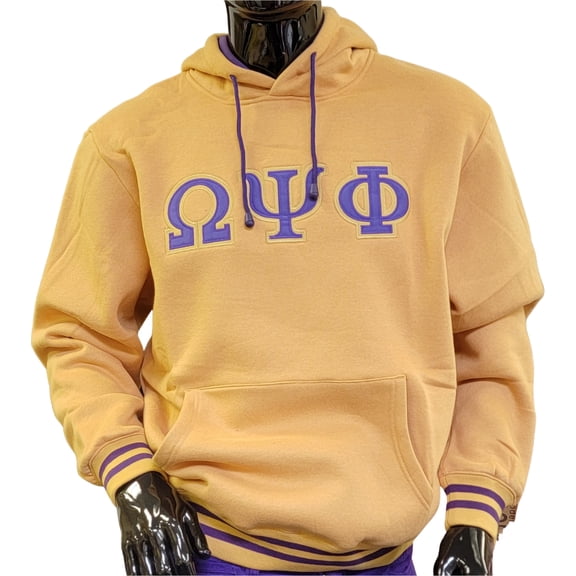 Buffalo Dallas Omega Psi Phi Hoodie [Gold - 5XL]