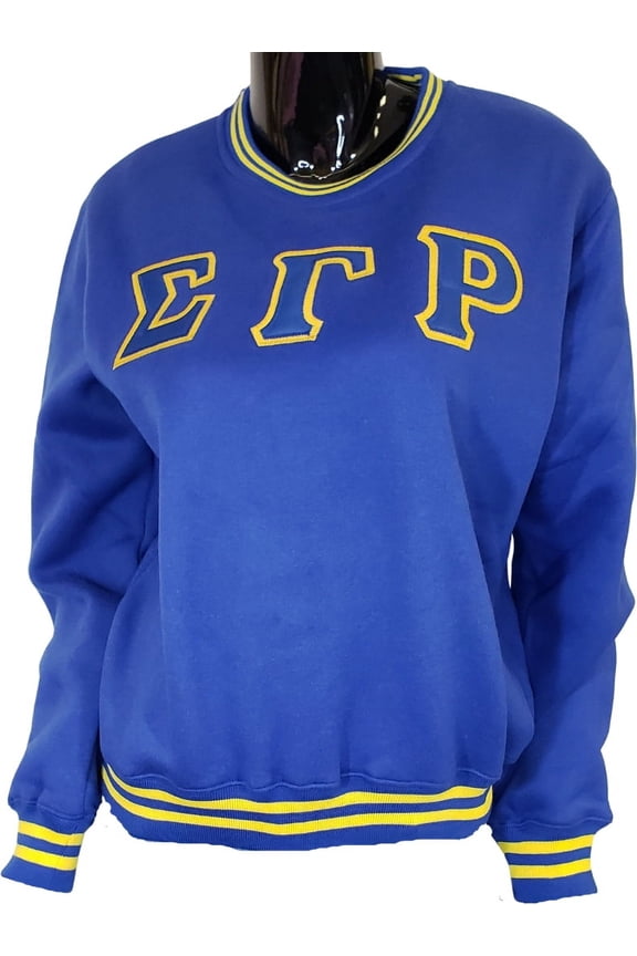 Sigma Gamma Rho Crewneck Sweatshirt [Blue - 4XL]