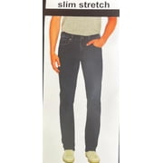 Buffalo David Bitton Adam Straight Fit, Dark Blue, Slim Stretch Jeans Mens