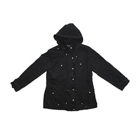 Buffalo David Bitton Anorak Jacket for Women (Large, Black)