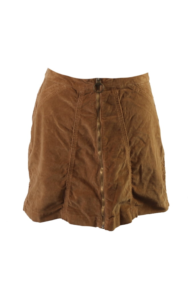Buffalo David Bitton Womens Corduroy A-line Skirt, Brown, 30 Buffalo David Bitton Womens Corduroy A-line Skirt, Brown, 30