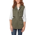 thumbnail image 1 of Buffalo David Bitton Women's Lightweight Button Front Vest, 1 of 5