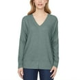 thumbnail image 1 of Buffalo Ladies' Cozy V-Neck Long Sleeve Top, 1 of 11