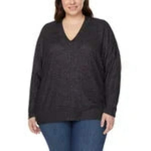 Buffalo David Bitton Ladies' Soft Cozy V-Neck Long Sleeve Top (1797409)