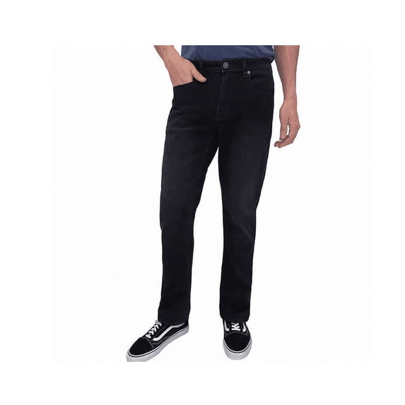 Buffalo David Bitton Men's Axel 5 Pocket Slim Stretch Jeans (Black, 34Wx32L)