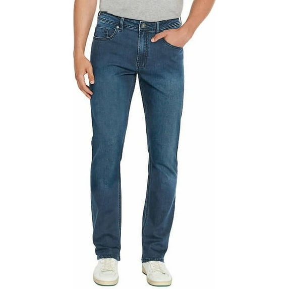 Buffalo David Bitton Men's Axel Slim Stretch Jeans 1342536 (34x30, Light Blue)