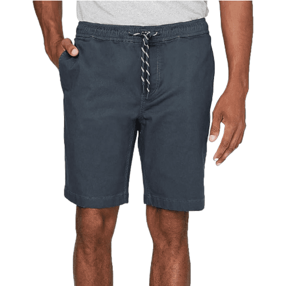 Buffalo David Bitton Men's Henry Drawstring Pull-On Shorts (Blue, XX-Large)