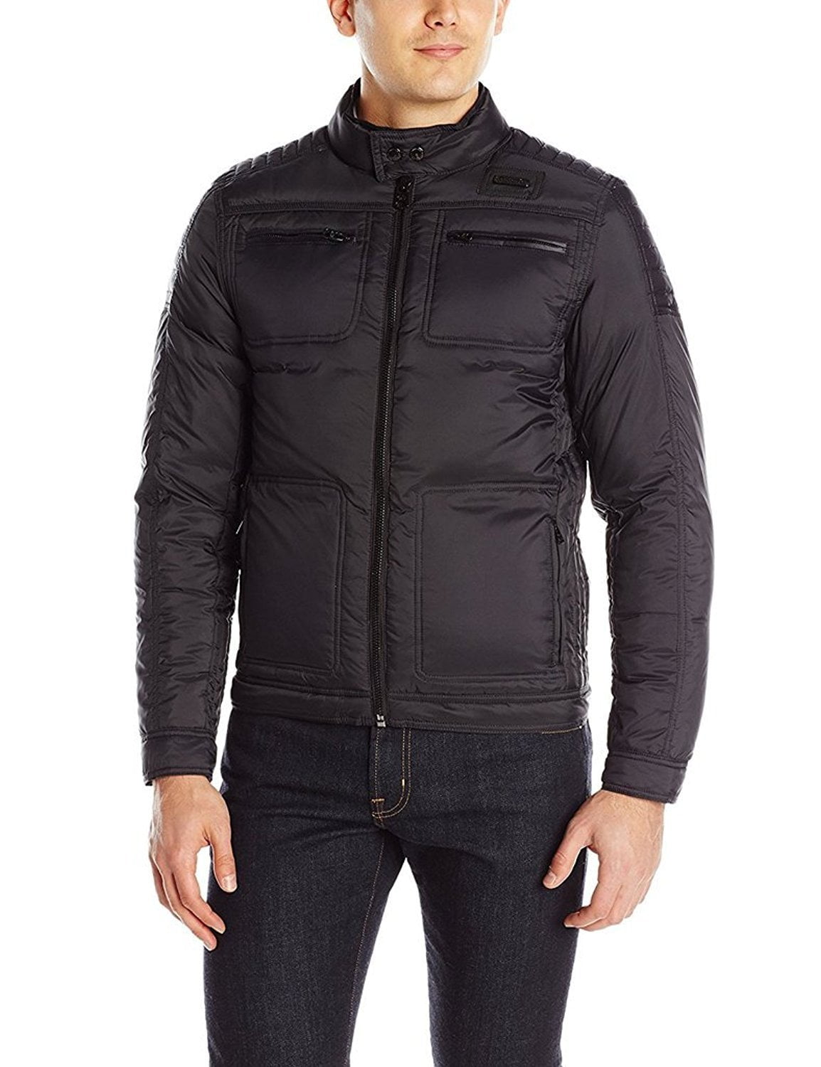 Buffalo David Bitton Men's Jizela Nylon Poplin Jacket Colors