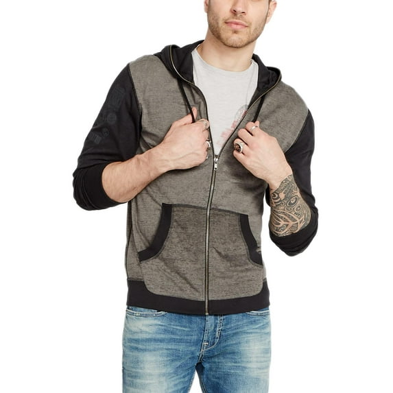 Buffalo David Bitton Men's Kibuz Zip-up Hoodie X-Small, Cannon