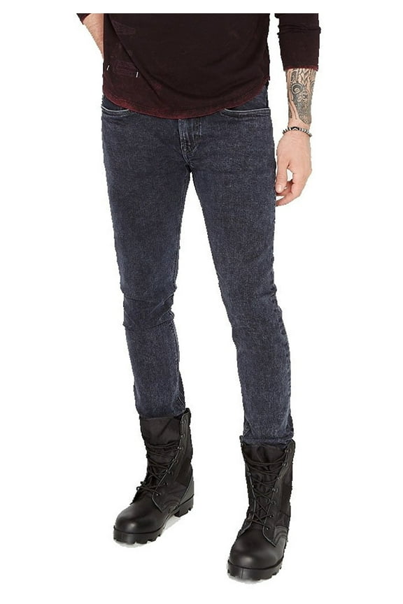 Buffalo David Bitton Men's Max-X Skinny Fit Acid Wash Fashion Denim Jean
