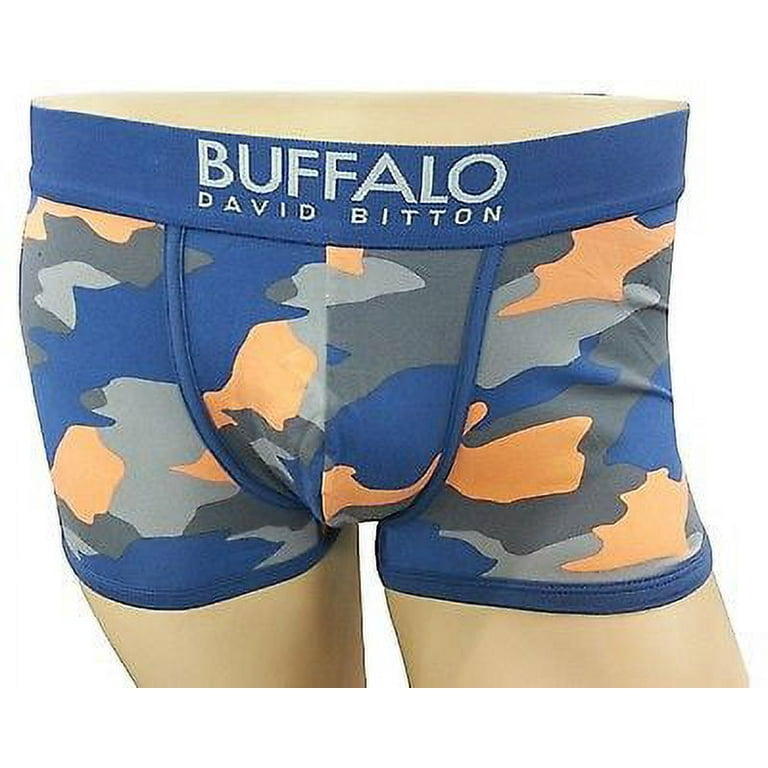 Buffalo David Bitton Men's Microfiber Stretch Trunk Underwear - BD10711P