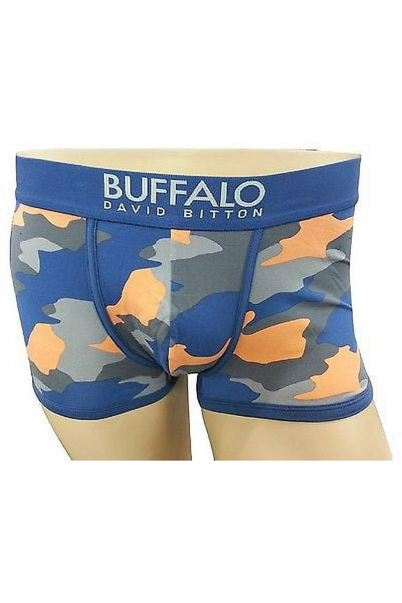 David Bitton Men's Microfiber Stretch Trunk Underwear - BD10711P