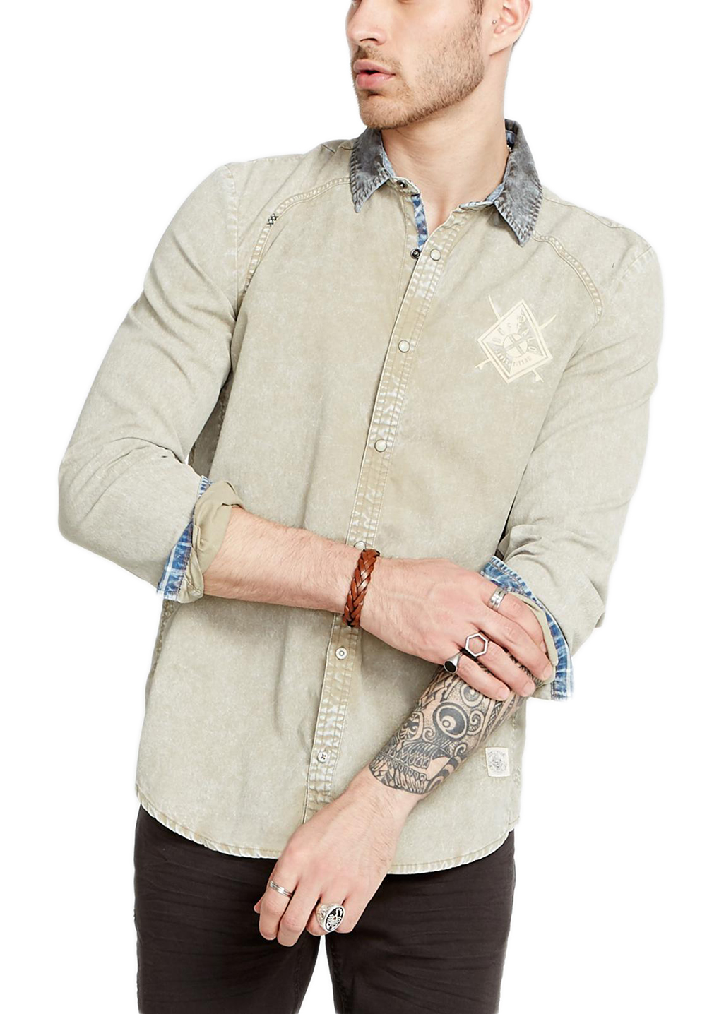 buffalo david bitton dress shirts Amazon.com: Buffalo David Bitton Long Sleeve Solid Button Down : Clothing, Shoes & Jewelry